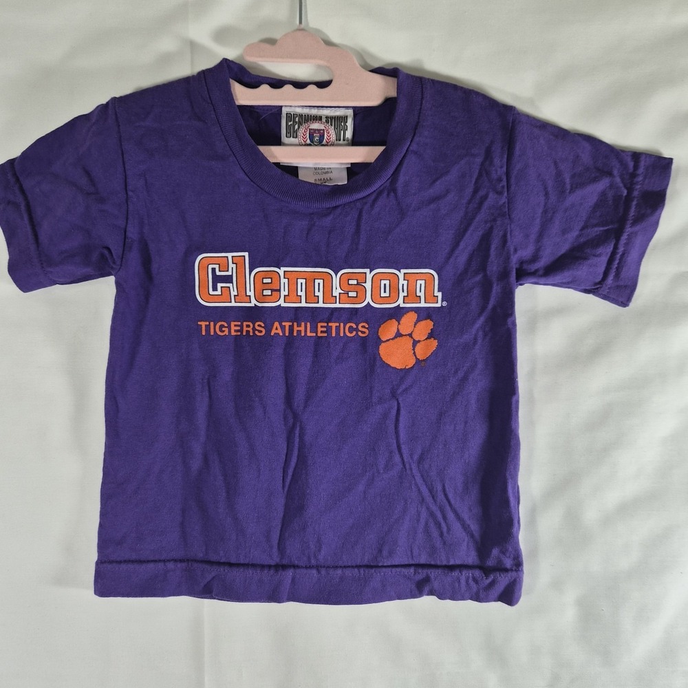 Clemson Tigers Athletics Toddler‎ 2T Purple T Shirt Genuine Stuff Collegiate
